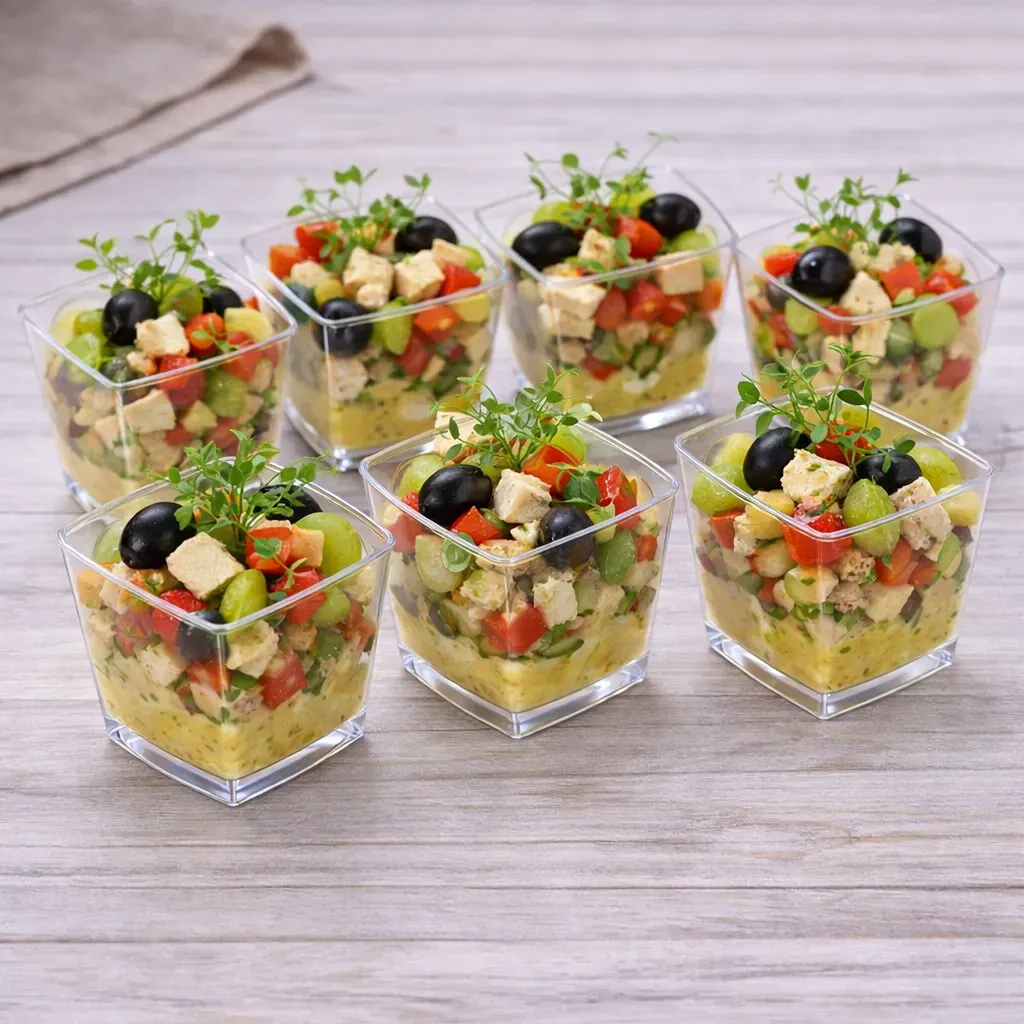 
            
                Кейтеринг Покровка: Мини-сет салата от шефа с цыплёнком — авторское меню для самых требовательных на праздник в Нижнем Новгороде
            
             400 г 
        