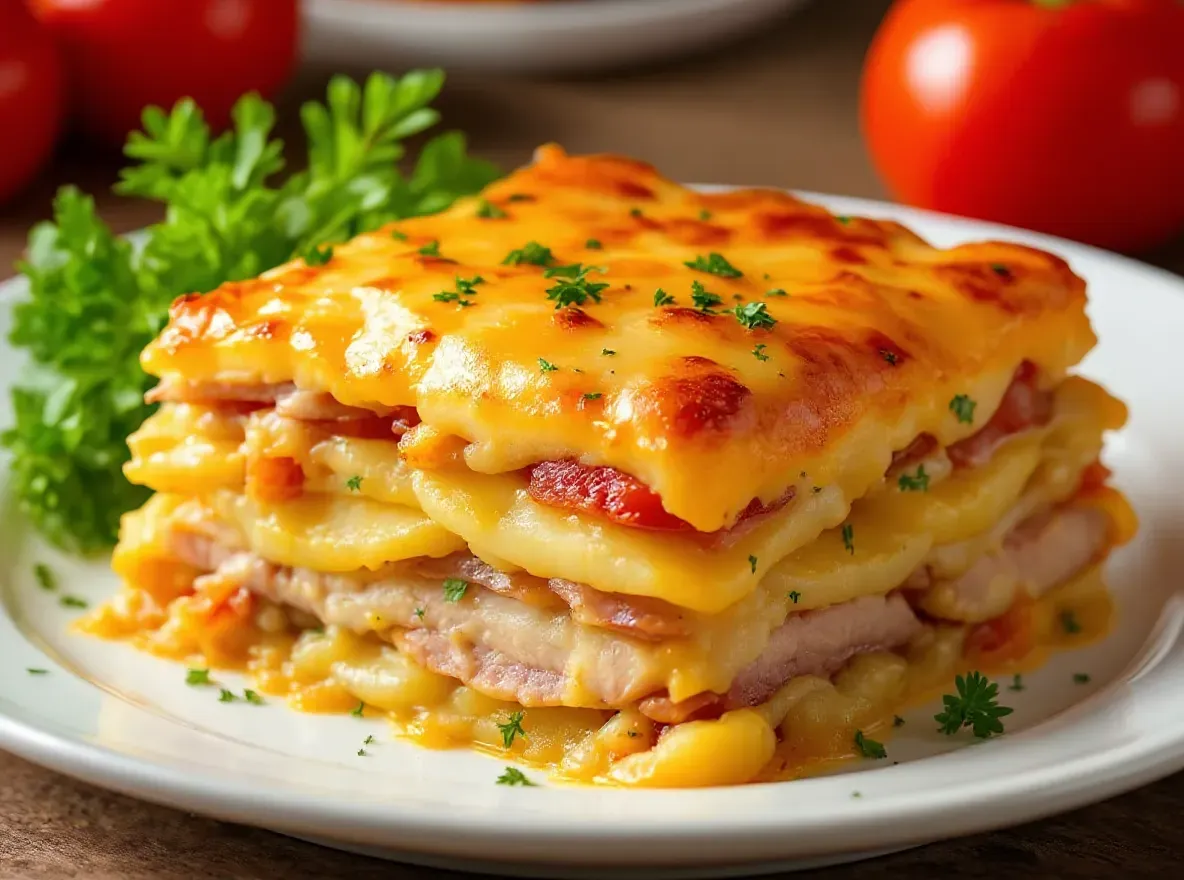 
            
                Кейтеринг Покровка: Мясо по-французски с картофелем — заказать доставку в Нижнем Новгороде
            
             270 г 
        
