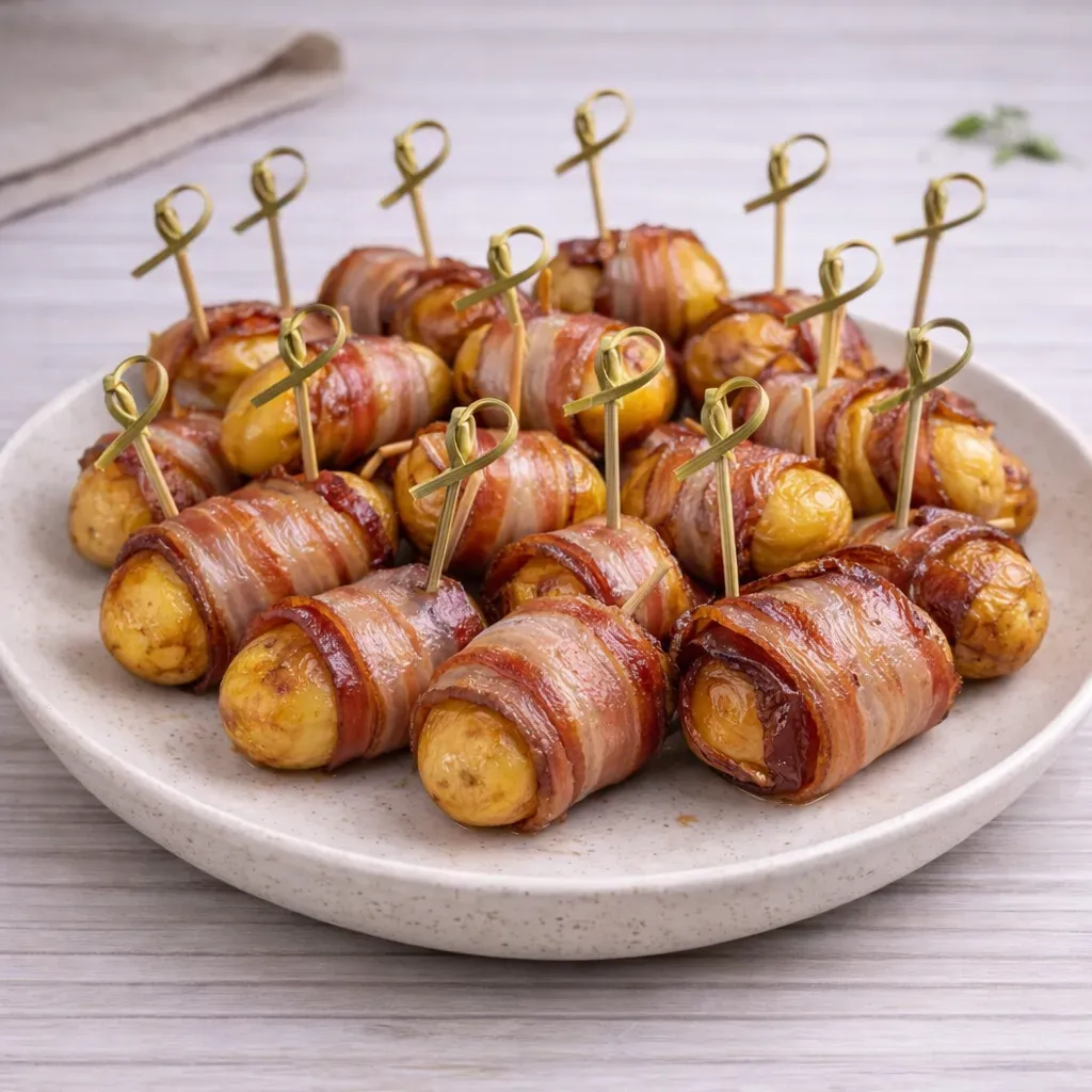 
            
                Кейтеринг Покровка: Беби-картофель в хрустящем беконе — нежный картофель и хрустящий бекон на банкет Нижний Новгород
            
             40 г 
        