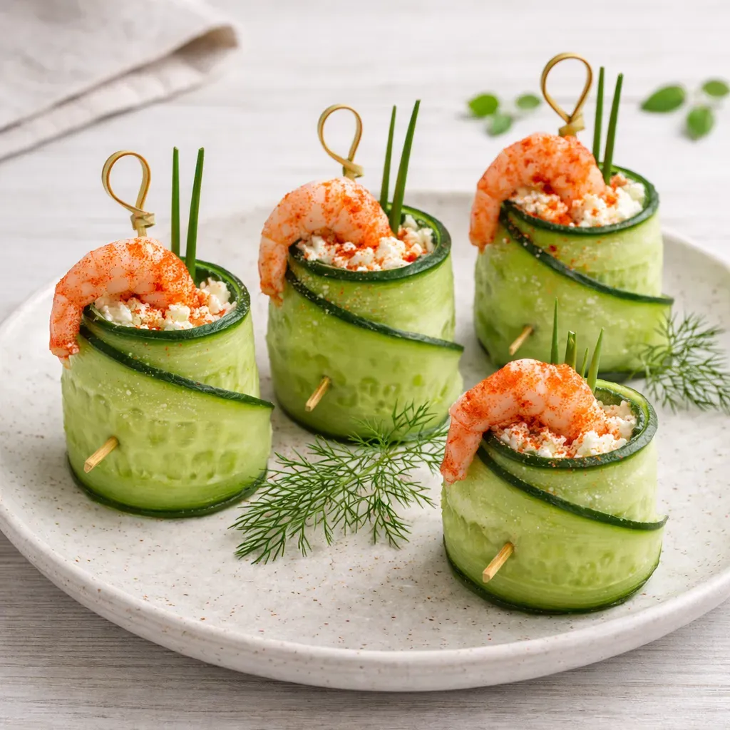 
            
                Кейтеринг Покровка: Канапе из креветок и огурцов со сливочным сыром — заказать в Нижнем Новгороде
            
             30 г 
        