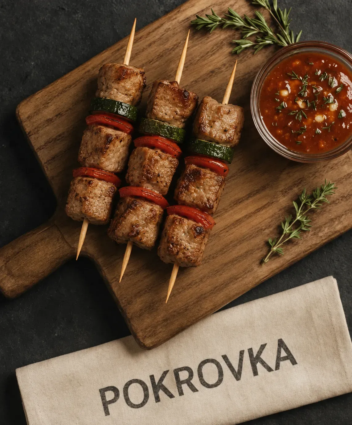 
            
                Кейтеринг Покровка: Мини-шашлычки из свиной шейки с овощами — заказать в Нижнем Новгороде
            
             100 г 
        