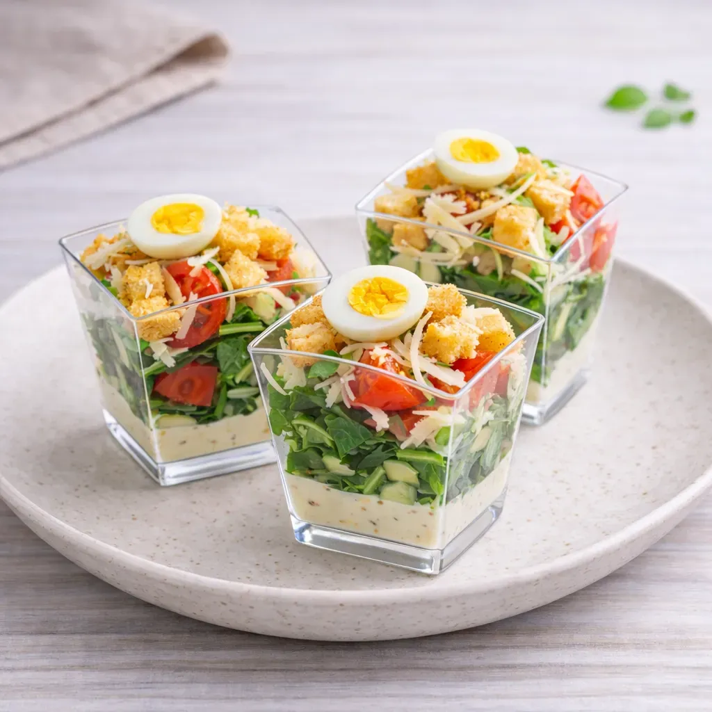 
            
                Мини-салат "Цезарь" с цыпленком на гриле | Кейтеринг заказать онлайн
            
             80 г 
        