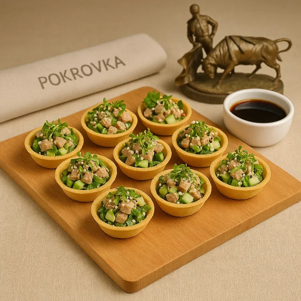 
            
                Тарталетки Киото - Купить онлайн, Вкусные закуски для мероприятий и вечеринок
            
             480 г 
        