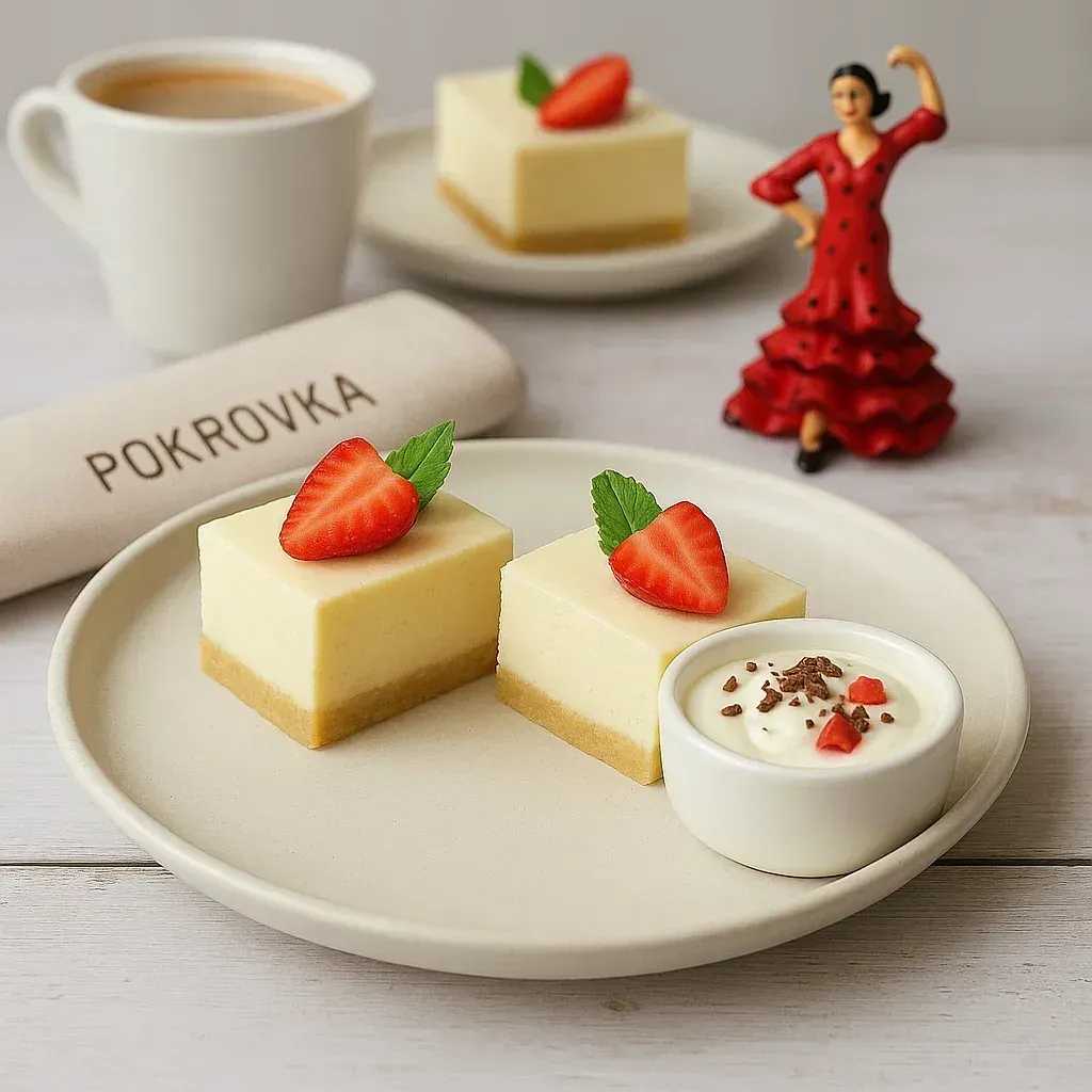 
            
                Кусочек чизкейка с ягодами
            
             110 г 
        