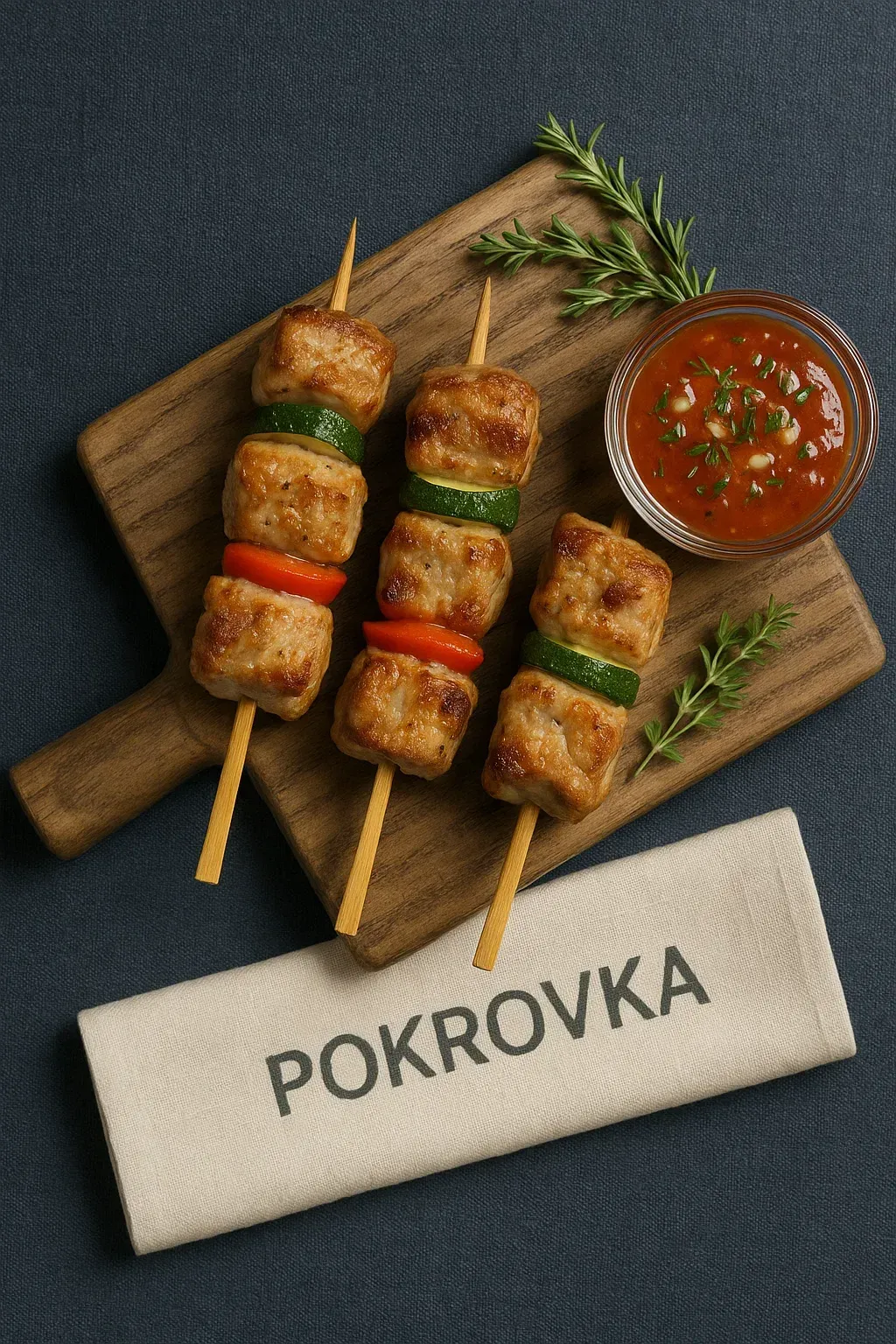 
            
                Мини-шашлычки "из свиной шейки с овощами" - купить онлайн
            
             80 г 
        