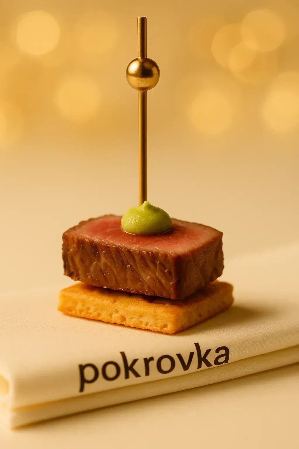 
            
                Aperitivo japonés elegante con tataki de ternera y galleta crujiente
            
             30 г 
        