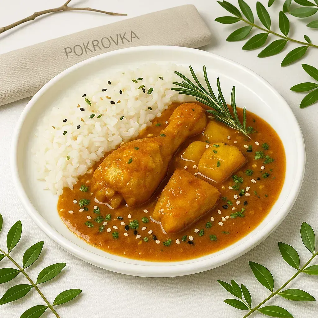 
            
                Тайский карри с курицей и рисом
            
             280 г 
        