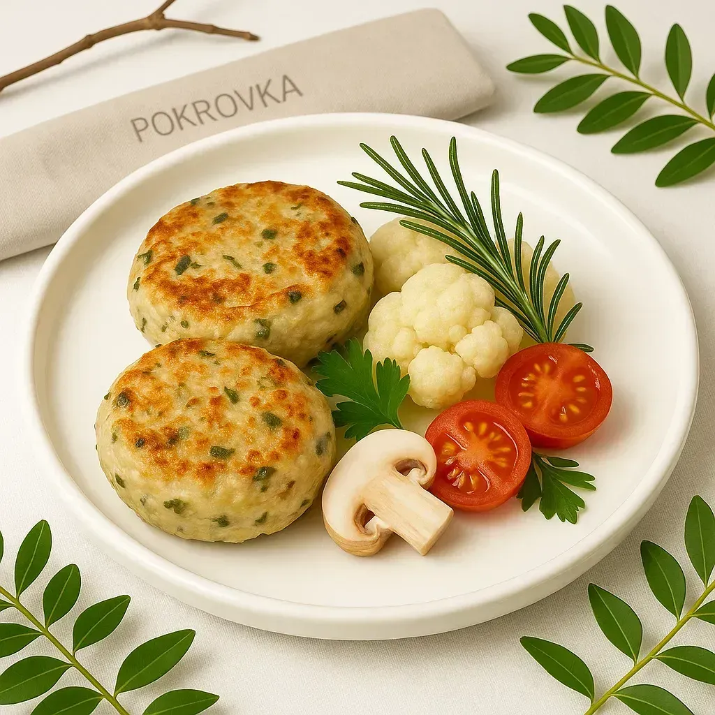 
            
                Тушеная капуста с индейкой и шампиньонами на пару
            
             250 г 
        