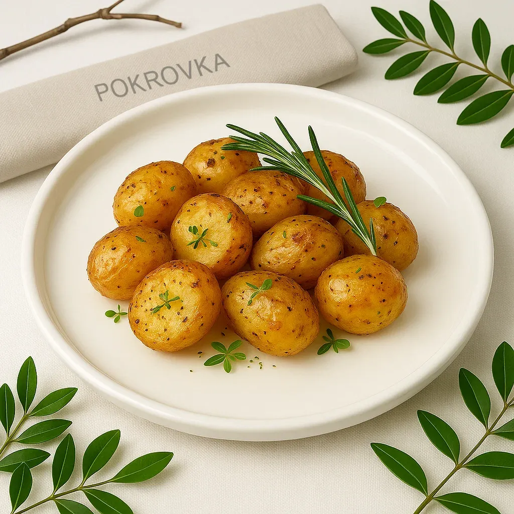 
            
                Беби картофель с розмарином - Закажите онлайн, Вкусный и полезный гарнир
            
             120 г 
        
