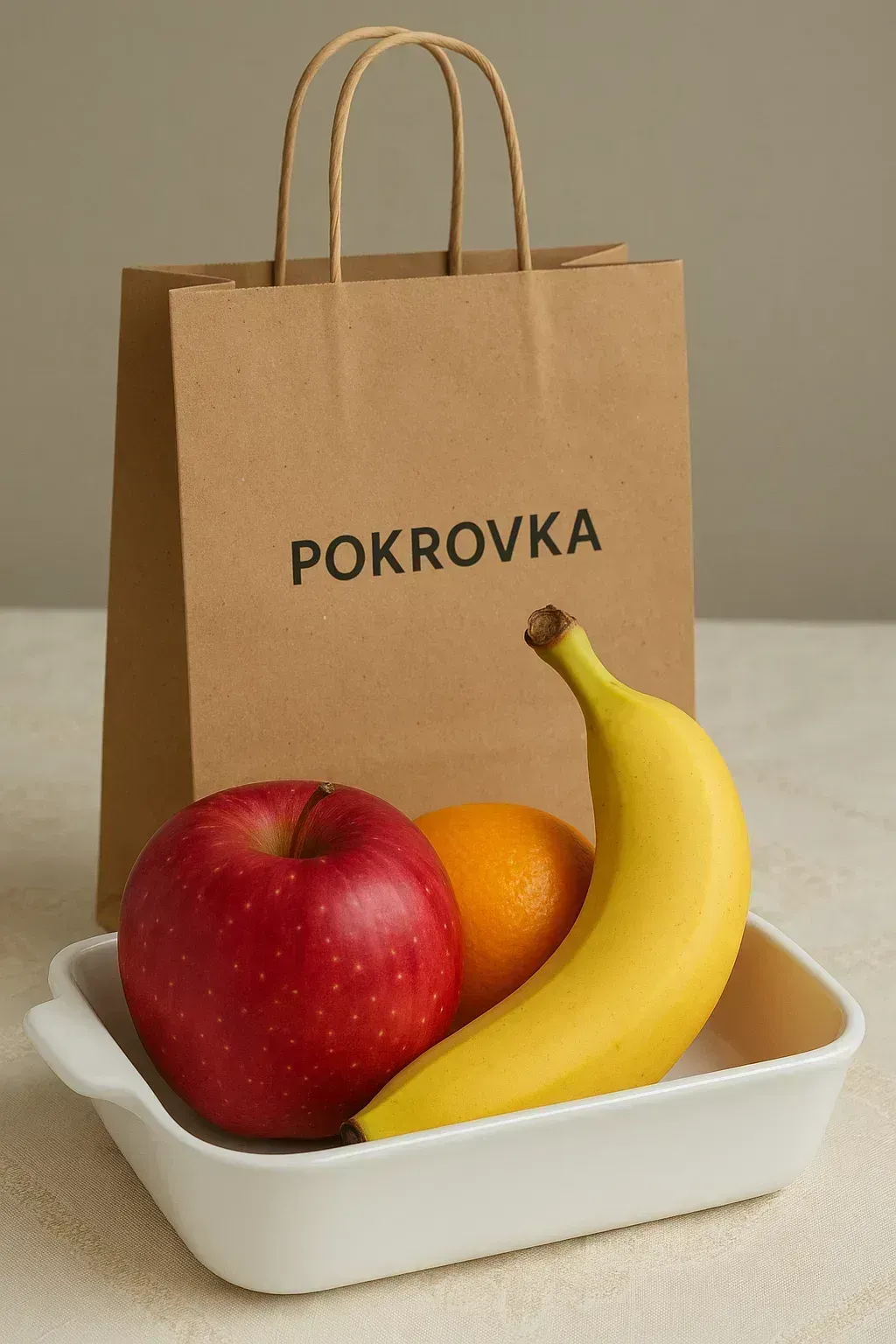 
            
                Фрукты поштучно — яблоко, банан, апельсин или груша
            
             200 г 
        