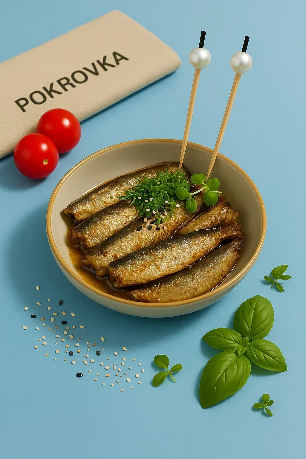 Кейтеринг Покровка: Шпроты Балтийские крупные — насыщенный рыбный вкус для настоящих гурманов заказать в Нижнем Новгороде