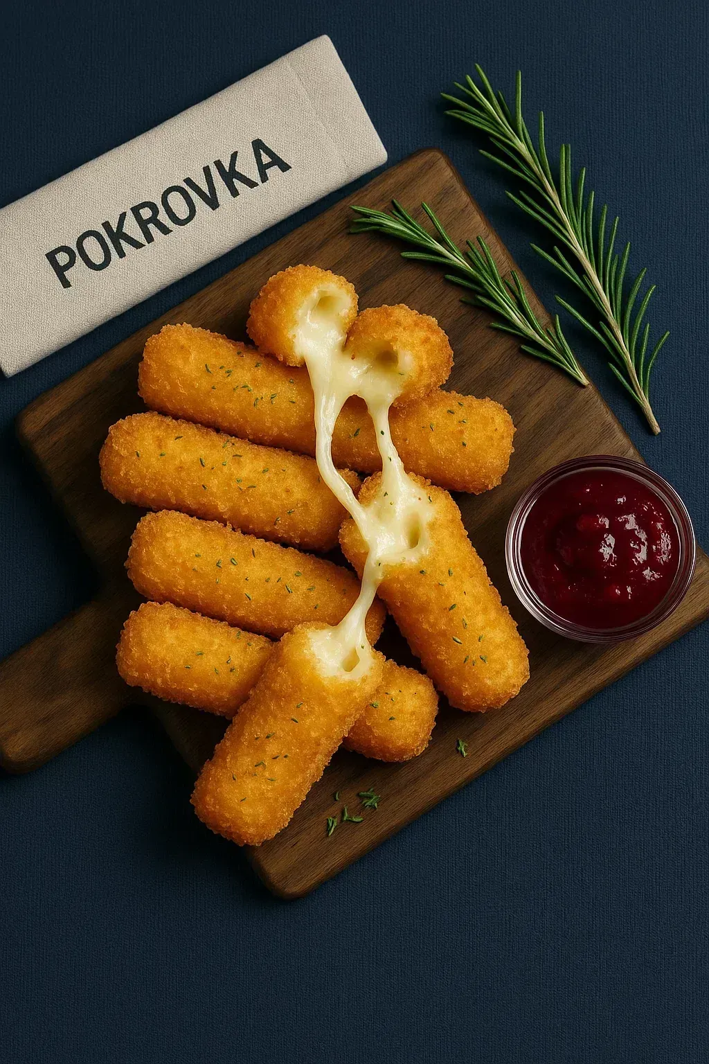 Кейтеринг Покровка: Хрустящие сырные палочки — лёгкая закуска к напиткам на банкет Нижний Новгород