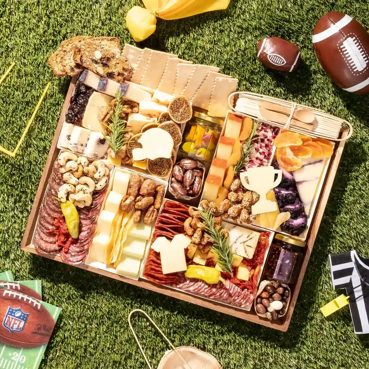 [KN] Football Large Cheese & Charcuterie Board - E-Gift (E-Gift)