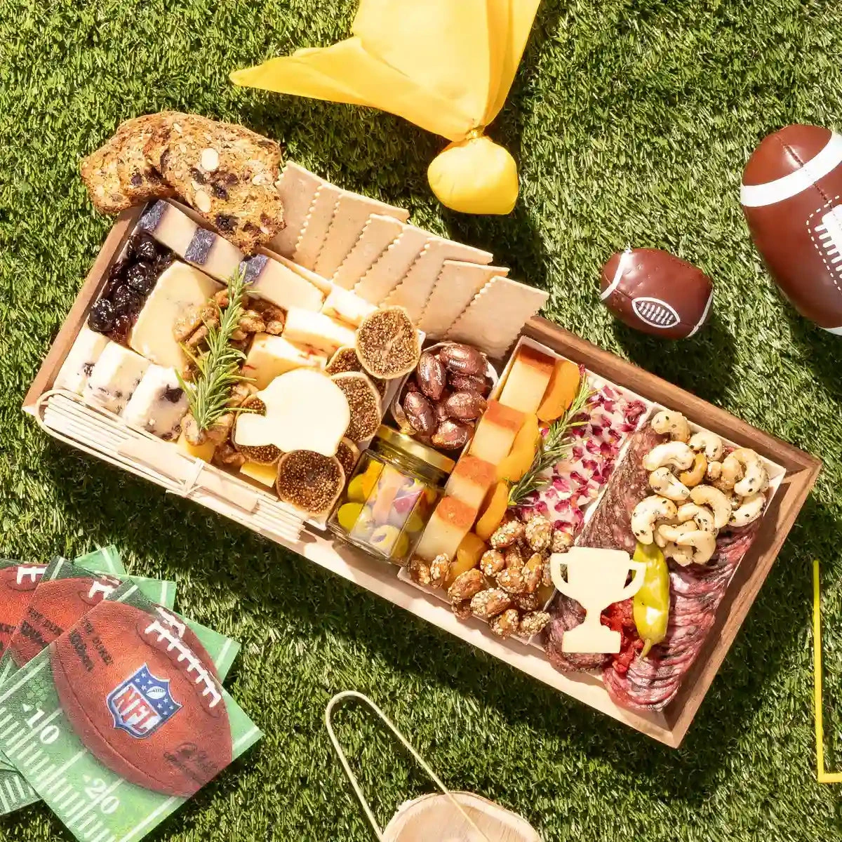 [KN] Football Medium Cheese & Charcuterie Board - E-Gift (E-Gift)