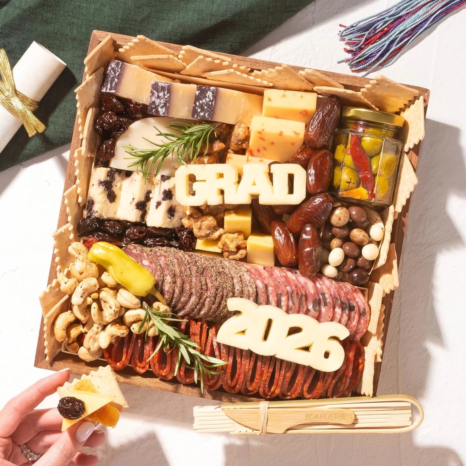 [KN] Graduation Classic Cheese & Charcuterie Board - E-Gift (E-Gift)