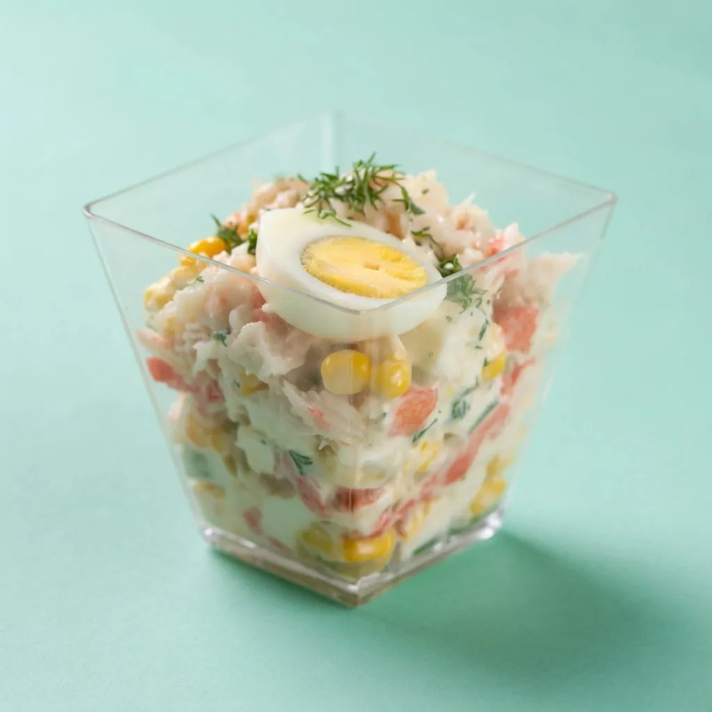 [KN] Мини-салат «Краб с кукурузой»