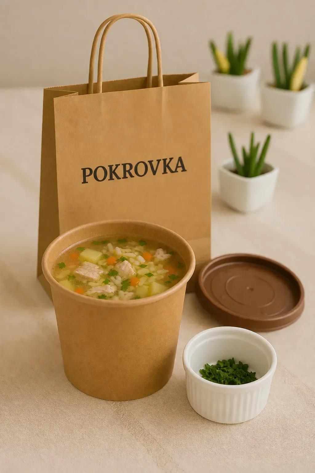 Куриный суп с рисом и овощами