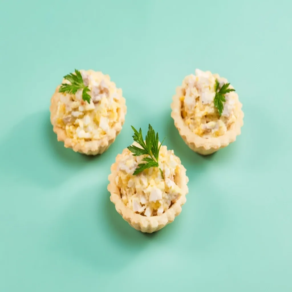 [KN] Тарталетки с яйцом и курицей