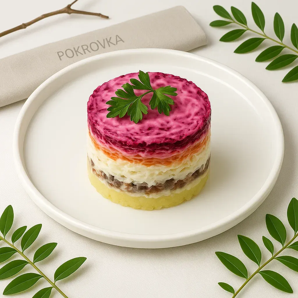 
            
                Селедка под шубой – заказать салат на кейтеринг в Нижний Новгород
            
             180 г 
        